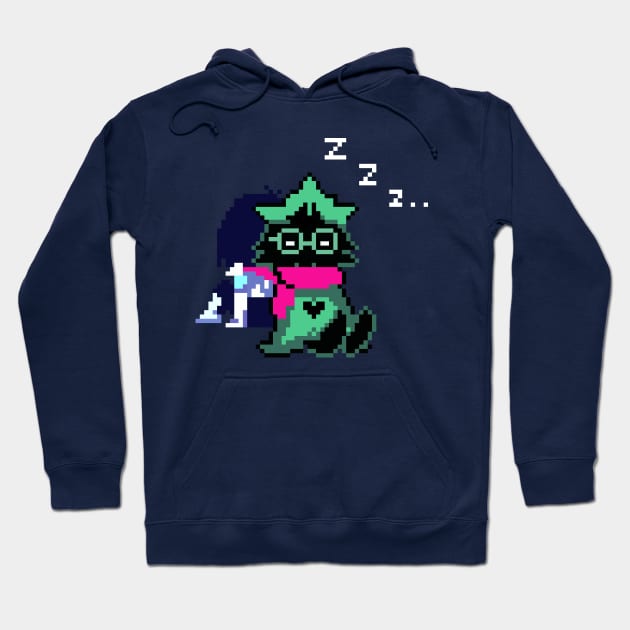 Ralsei and Kris DeltaRune Hoodie by Deluxion